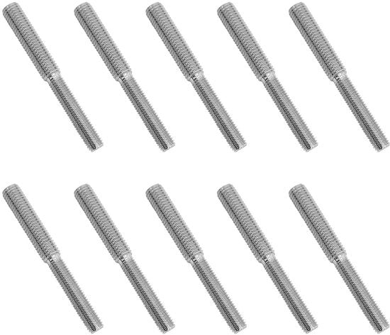 Adattatore a doppia vite 10x - M8/M10 - Acciaio inossidabile - Lunghezza del filo 40mm - Alta resistenza - Per la fissazione di componenti - Vite