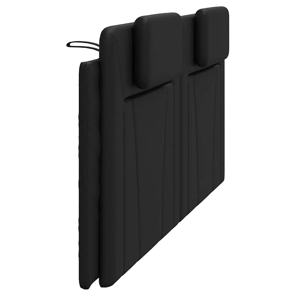 Cuscino Testiera-Cuscino per Testiera Viana Nero 200 cm in Similpelle