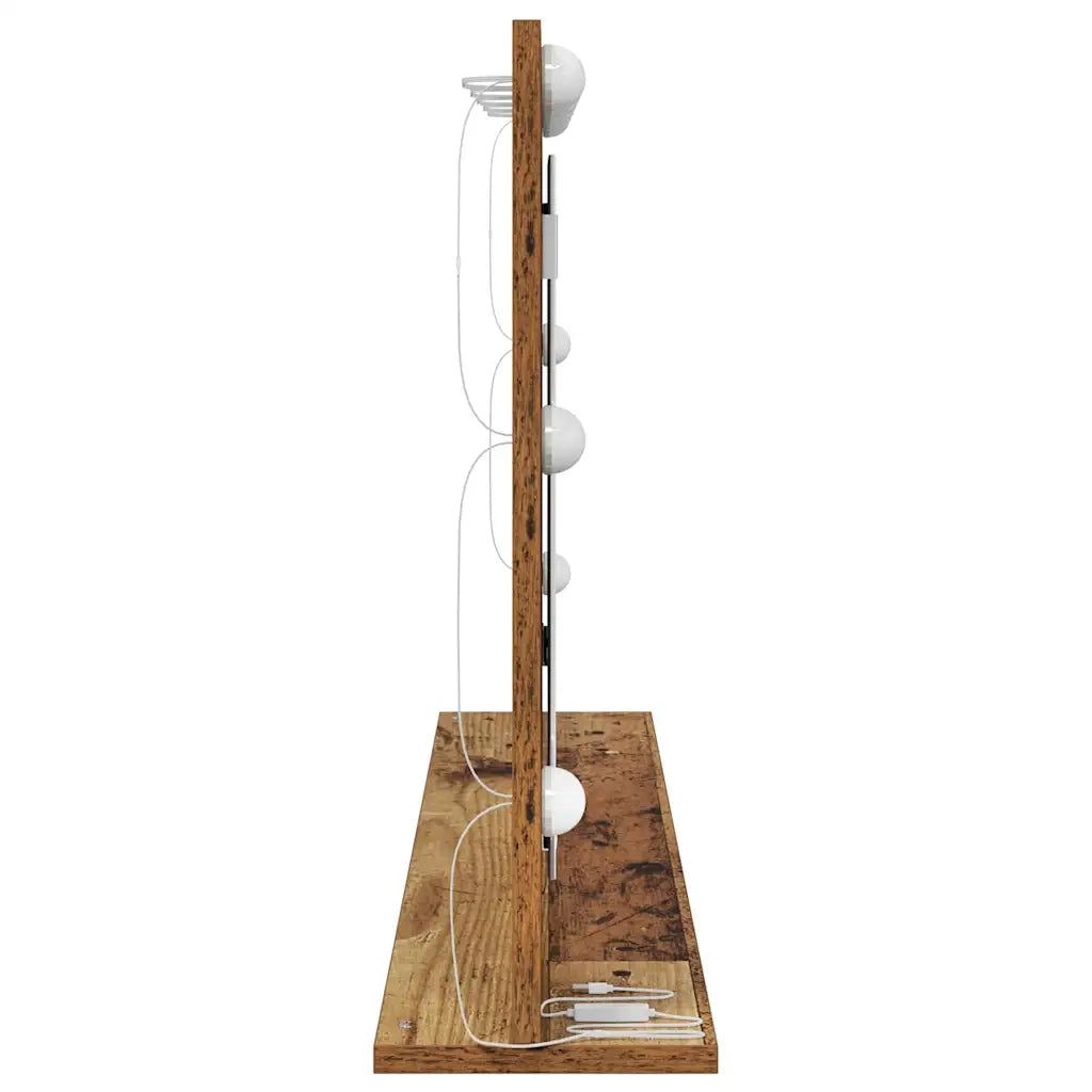 Specchio da Vanit¨¤ Rettangolare Legno vecchio 100 x 55 x 18 cm