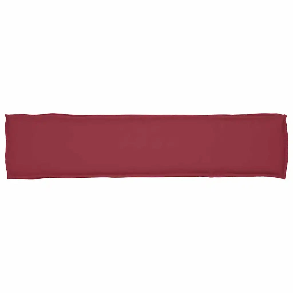 Cuscino per pallet Rosso Vino 180 x 40 x 8 cm Tessuto Oxford 42001674