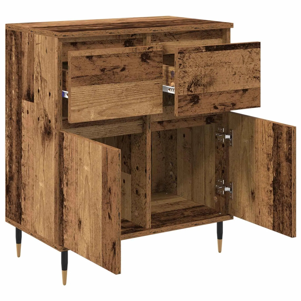 Credenza | Madia | Buffet da pranzo | Armadio da pranzo con cassetto Legno vecchio 60 x 35 x 70 cm