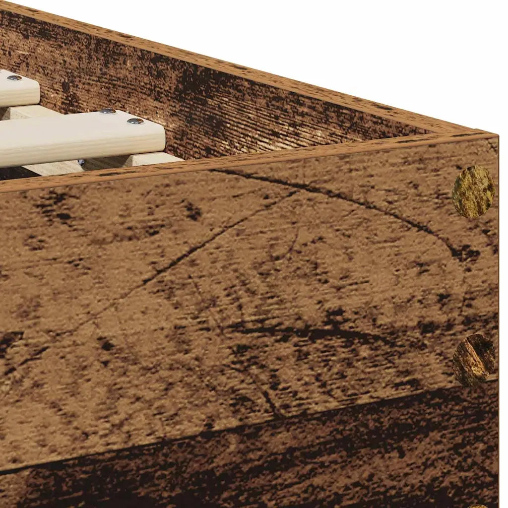 Struttura del letto-Giroletto Legno vecchio 90 x 190 cm Legno multistrato 809378