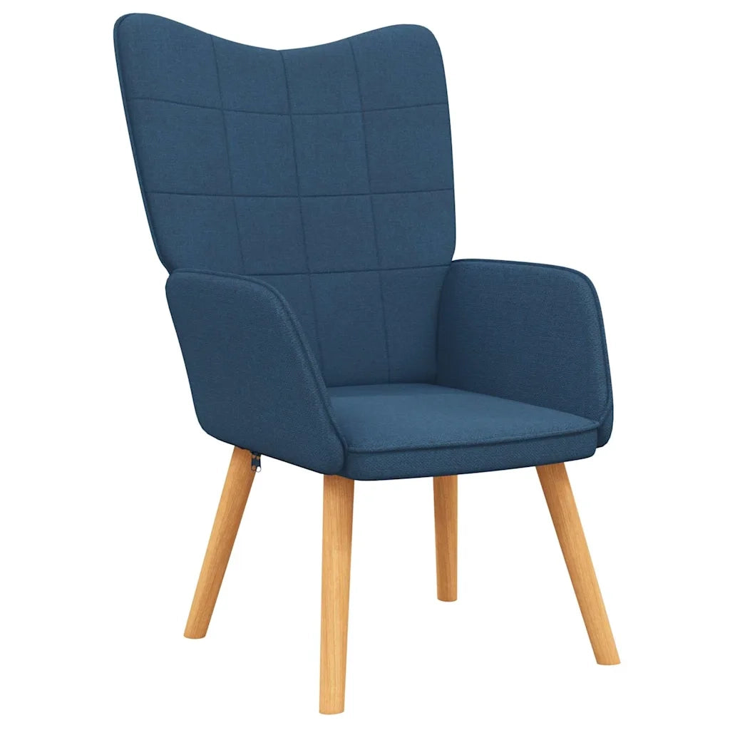 Sedia Relax Blu in Tessuto 327923