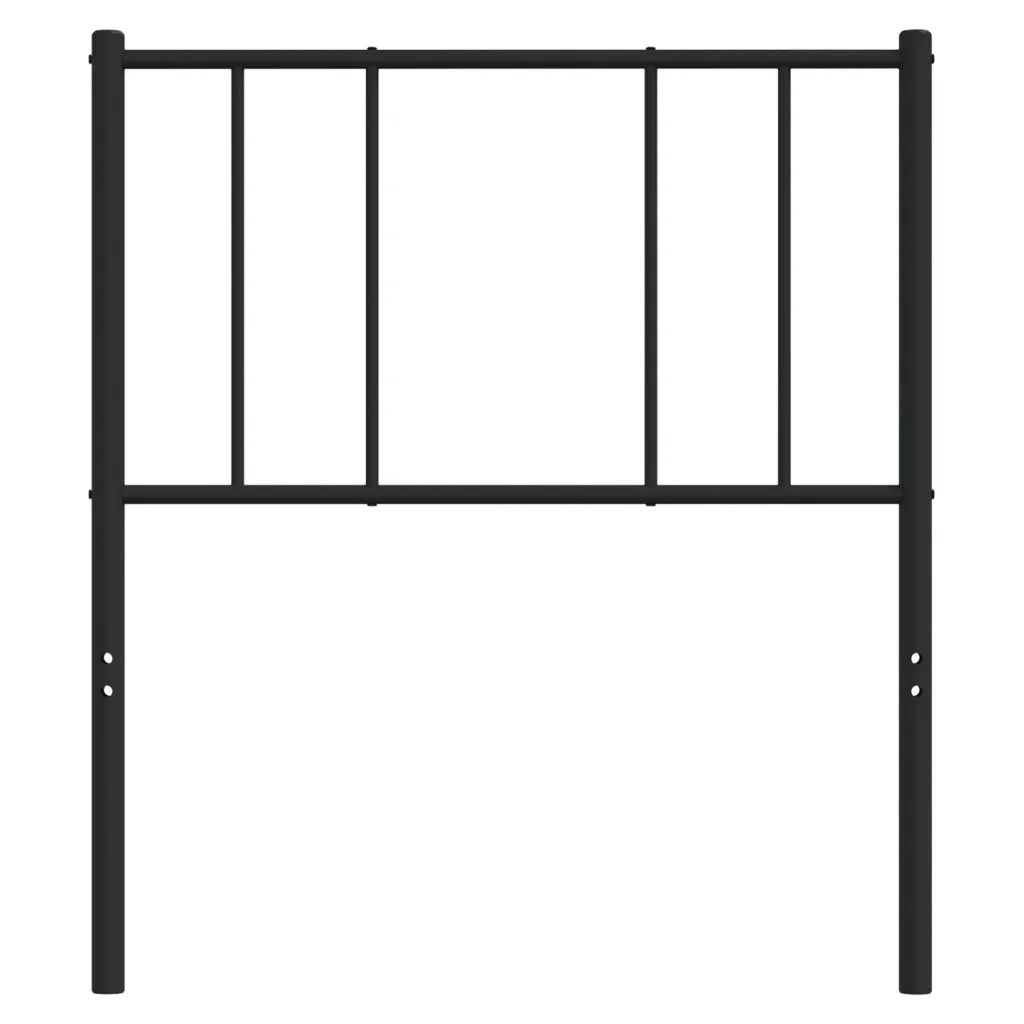 Testiera di Ricambio in Metallo Nero 80 cm 352507