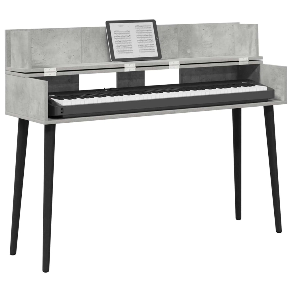 Scrivania studio Grigio Cemento 130 x 40 x 19,5 cm 8006679