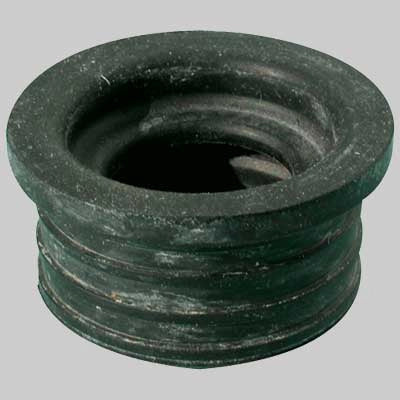 MORSETTO IN GOMMA NERA PER CURVE TECNICHE MM 50  Ø 40     MADE IN ITALY