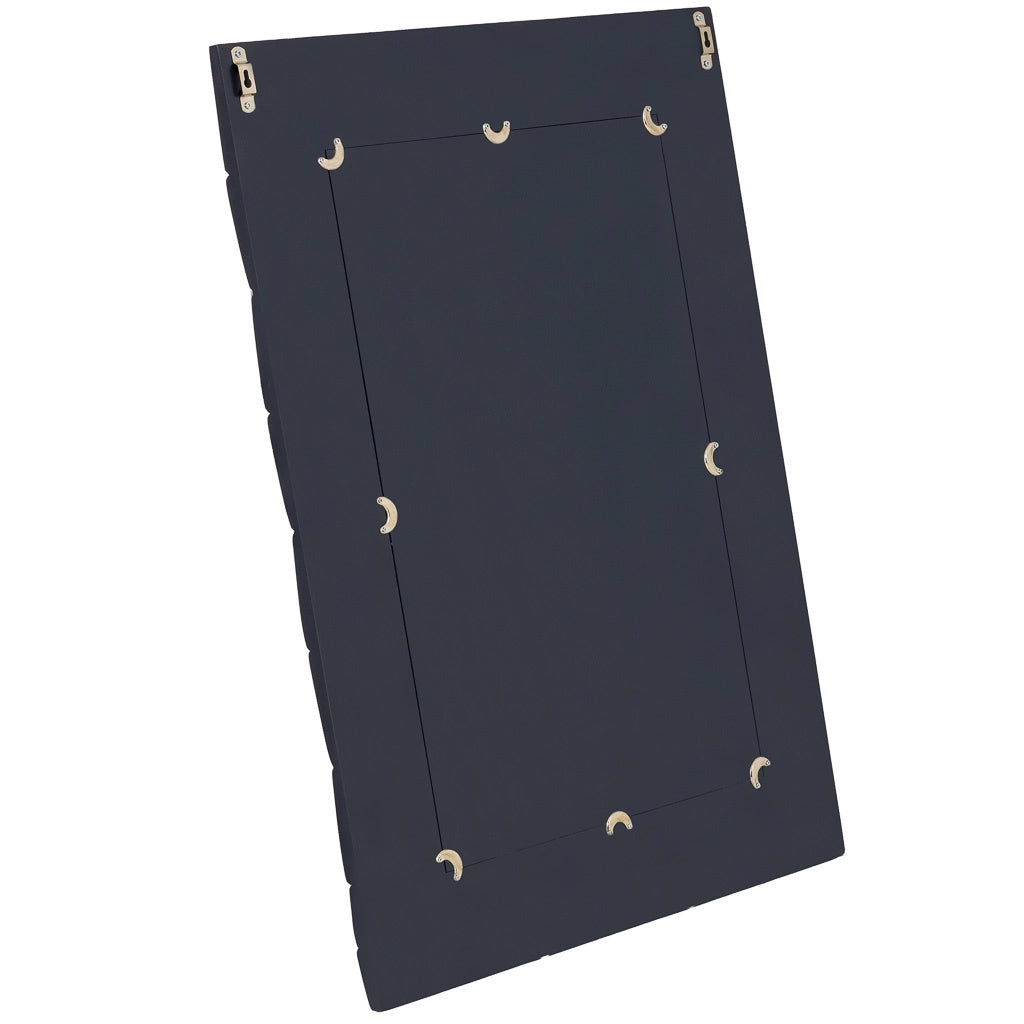Specchio in legno nero 62x2.5x84h cm