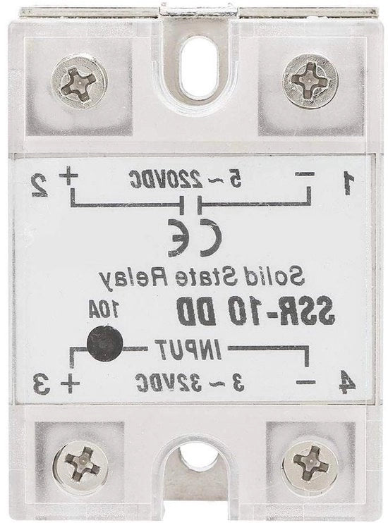Modulo di commutazione SSR DC 10A con controllo DC 5-25mA per tensioni 5V-220V