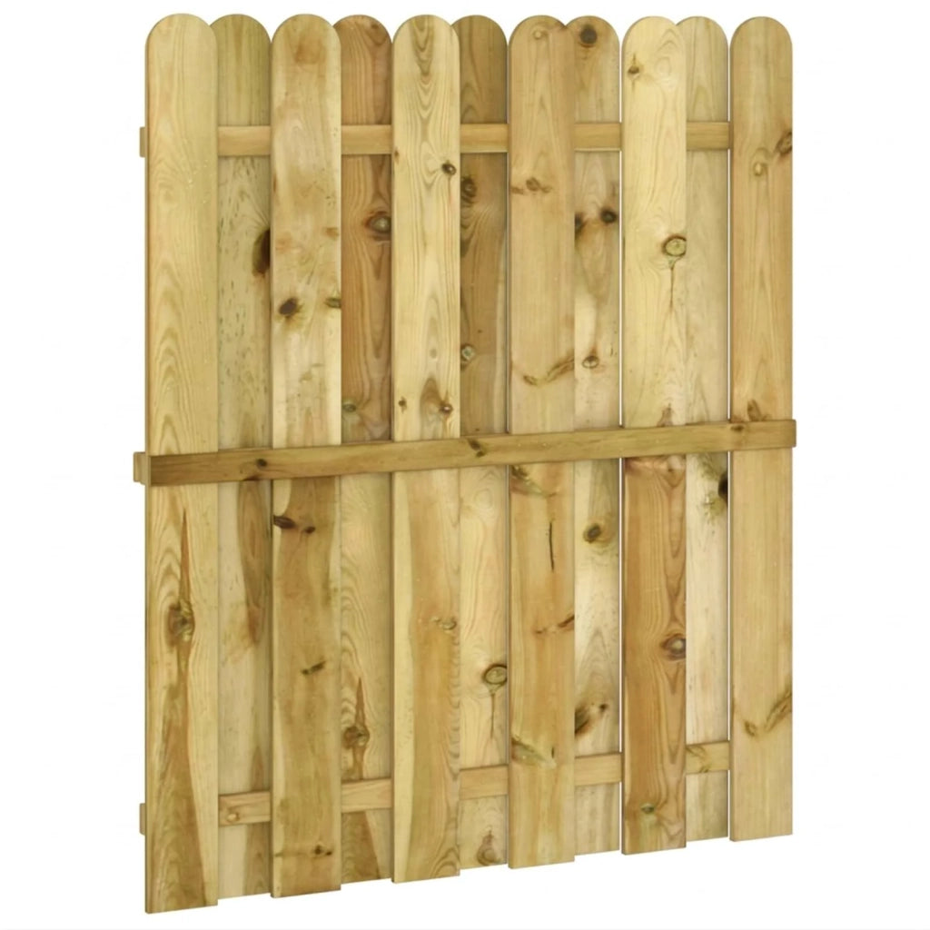 Cancello da giardino 100 x 125 cm Legno Massello di Pino Verde 42048114