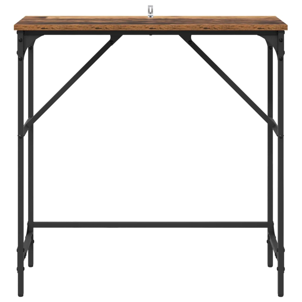 Tavolo consolle Legno vecchio 75 x 32 x 75 cm Legno multistrato 882208