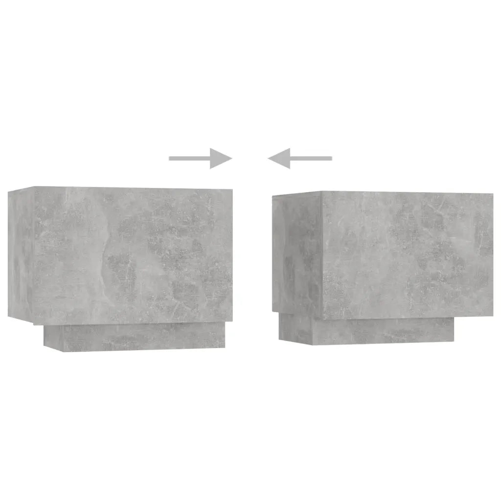 Mobile Porta TV con Luci LED-Credenza TV Grigio Cemento 300x35x40 cm