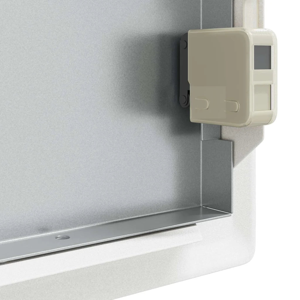 Pannello di Accesso 2 pcs Bianco 23 x 23 x 3 cm Acciaio 42010264
