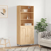 Credenza Rovere Sonoma 69,5x34x180 cm in Legno Multistrato 3189936
