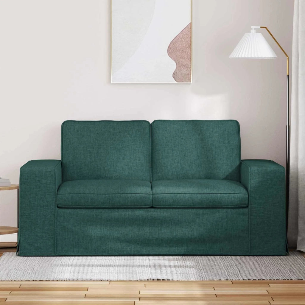 Divano | Divano da soggiorno | Sofa Verde Scuro 162 x 80 x 82 cm Tessuto