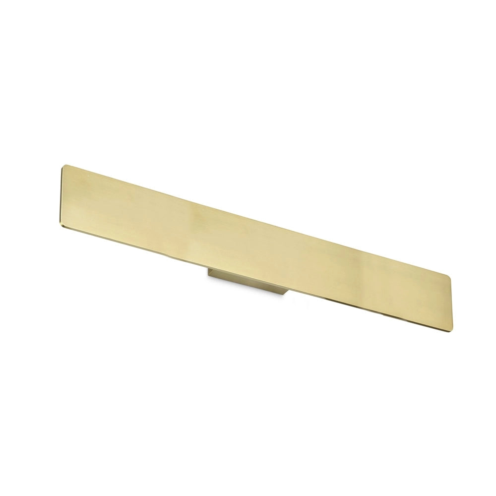 Applique Moderna Zig Zag Metallo Ottone Led 30W 3000K Luce Calda
