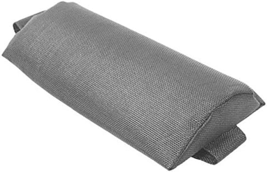 Cuscino universale per sdraio, poltrona da giardino, cuscino da viaggio e cuscino per collo - Grigio - Comodo e portatile