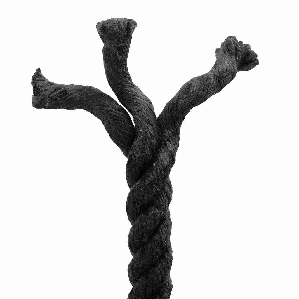 Corda di Cotone 14 mm 25 m Nero 100% Cotone 42011817