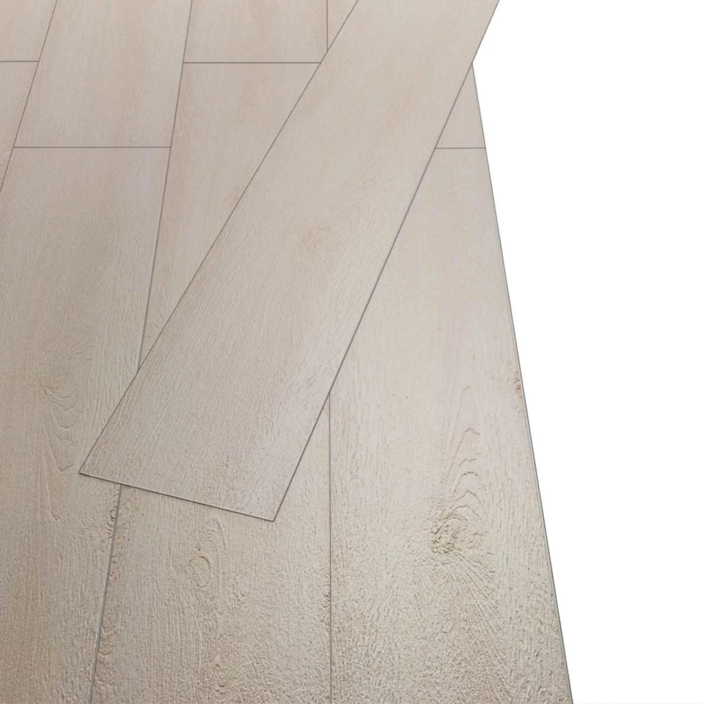 Tavole per Pavimenti 18 pcs Bianco 5,26 m² PVC 42046248