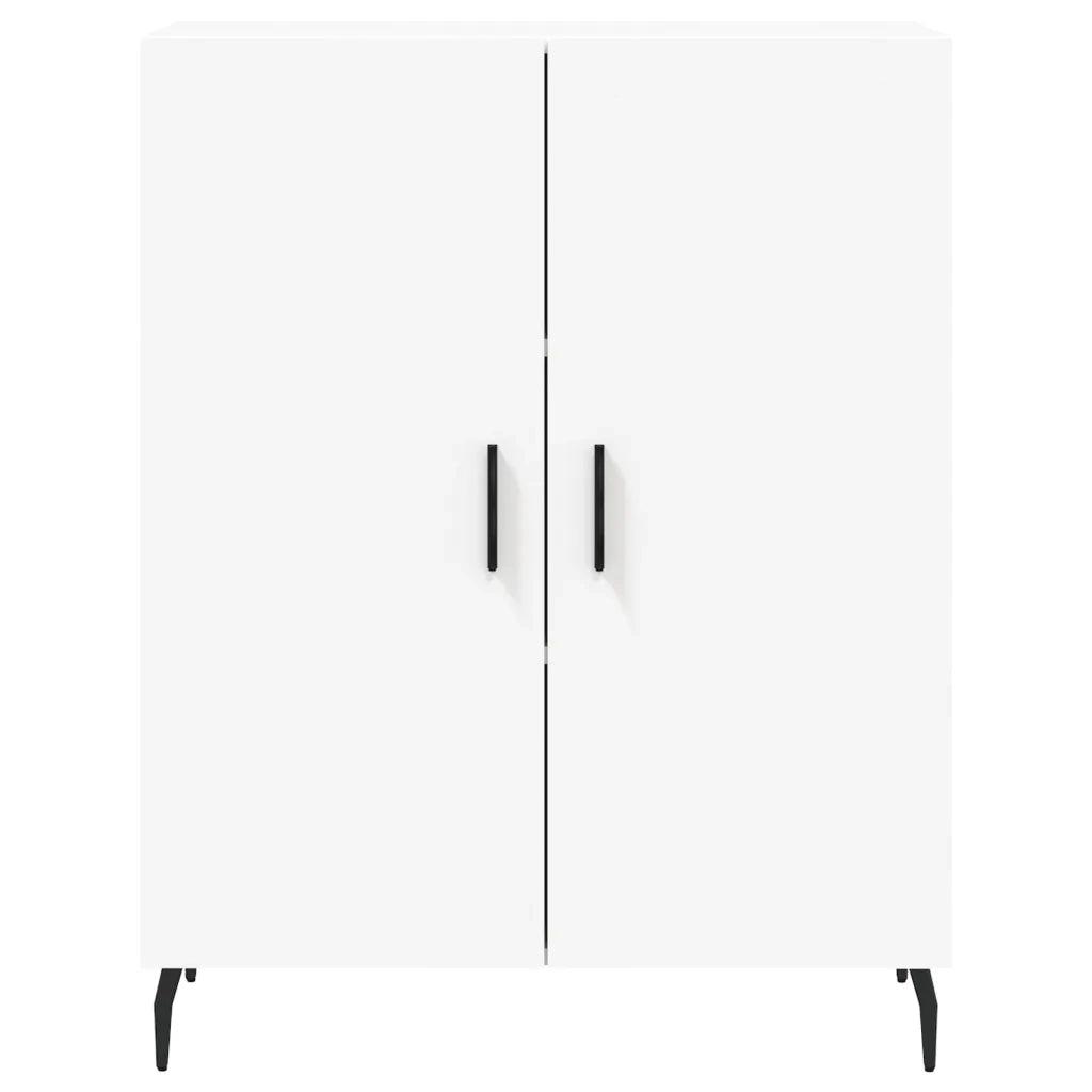 Credenza | Madia | Buffet da pranzo | Armadio da pranzo Bianca 69,5x34x180 cm in Legno Multistrato