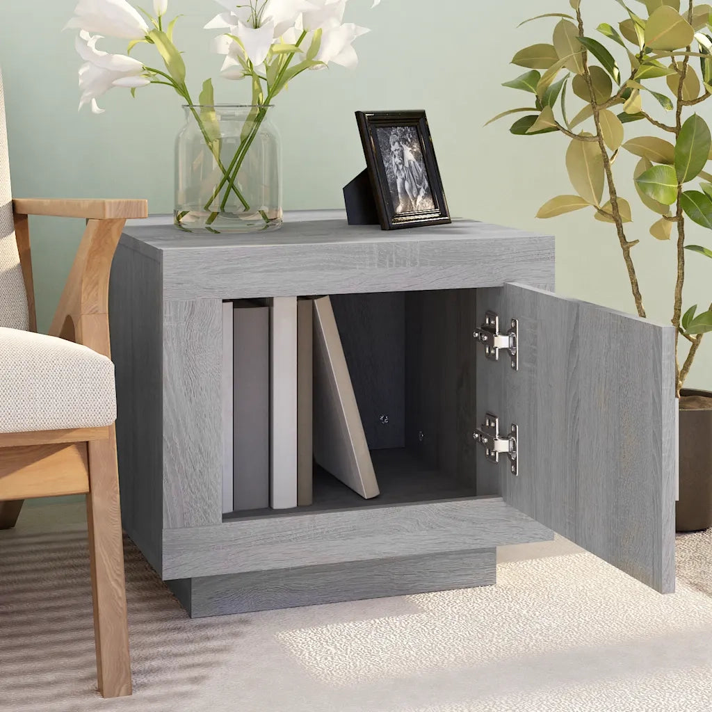 Tavolino da Salotto Grigio Sonoma 51x50x45cm Legno Multistrato 817229