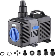 Pompa di acqua 4500 L/H - Efficace in termini di energia - Regolabile - Asceramica - Silenziosa - Trasporta detriti fino a 6 mm - Pompa di acqua
