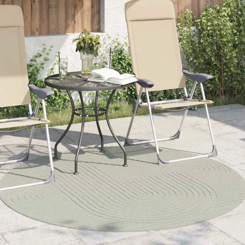 Tappeti per area | Tappeti a zone Rotondo PALMERAS Verde ? 200 CM Poliestere