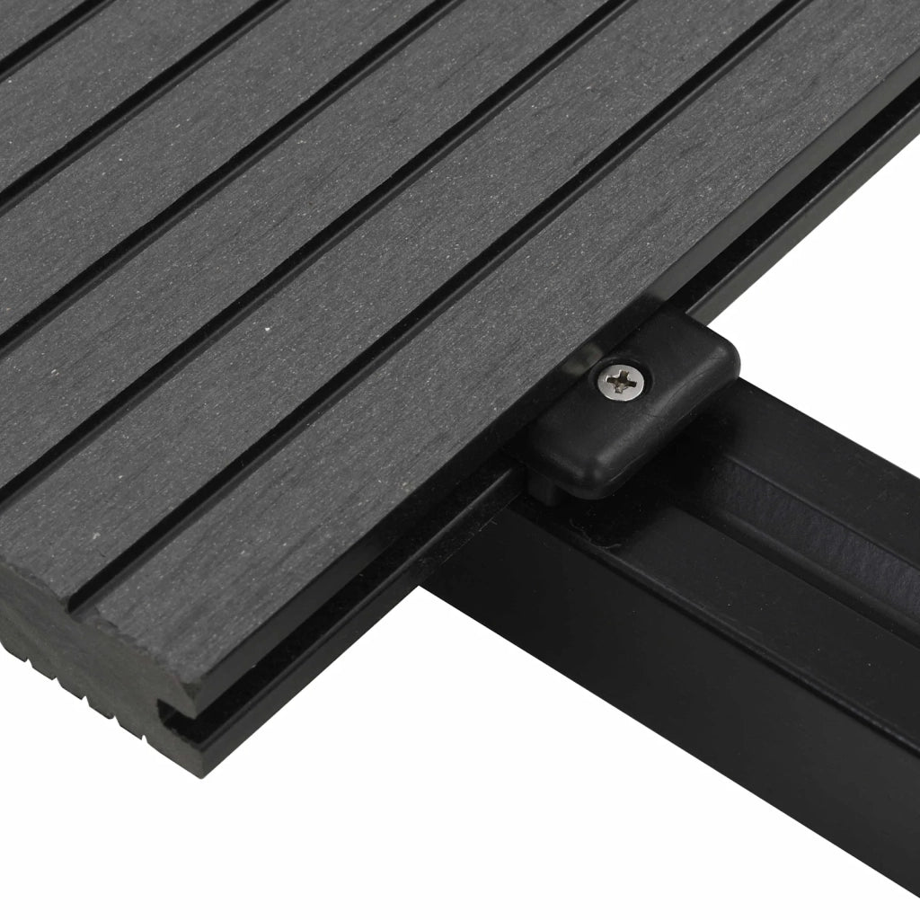 Pavimento da Deck 30 pcs Grigio WPC 3444738