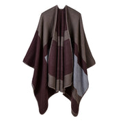 Sciarpa da donna in jacquard con filo d'argento
