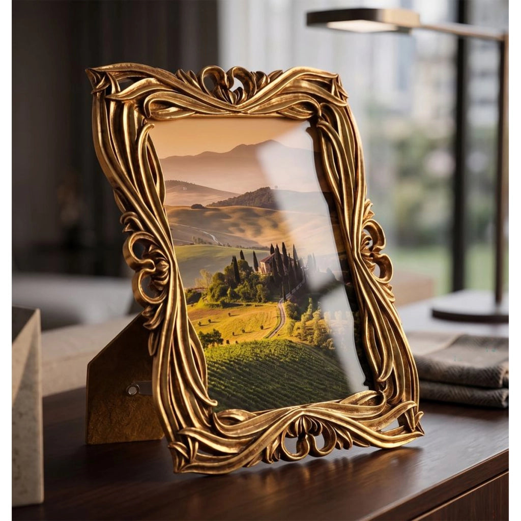 Cornice portafoto Baroque oro in stile barocco 15x20 cm