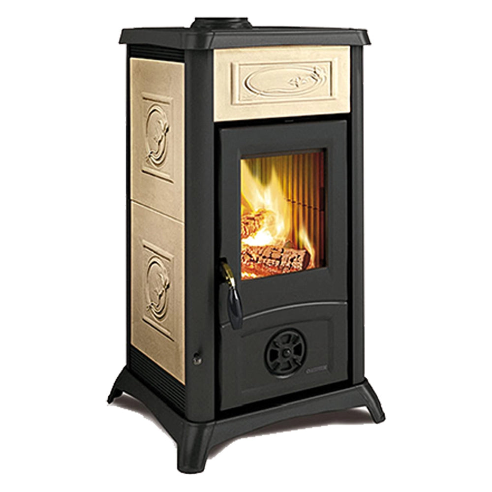 1pz stufa a legna 'gemma' colore bianco cod:ferx.7000584nlm
