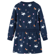 Abito da Bambina a Maniche Lunghe Blu Marino 104 CFW6689238