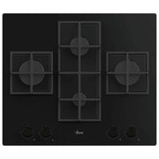 Hoover Piano Cottura Gas 60 cm 4 Fuochi Nero da Incasso H-HOB 500 GAS HVG6DC5B
