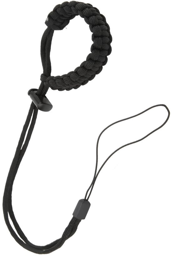 Polsband per Duiklanyard - Manuale - Resistent e Leggero - Nero - Adatto per Azione e Camera Sottoacqua - Ideale per l'Uso Sottomarino
