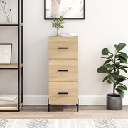 Credenza-Buffet-Armadio da cucina Rovere Sonoma 34,5x34x90 cm in Legno Multistrato 511374