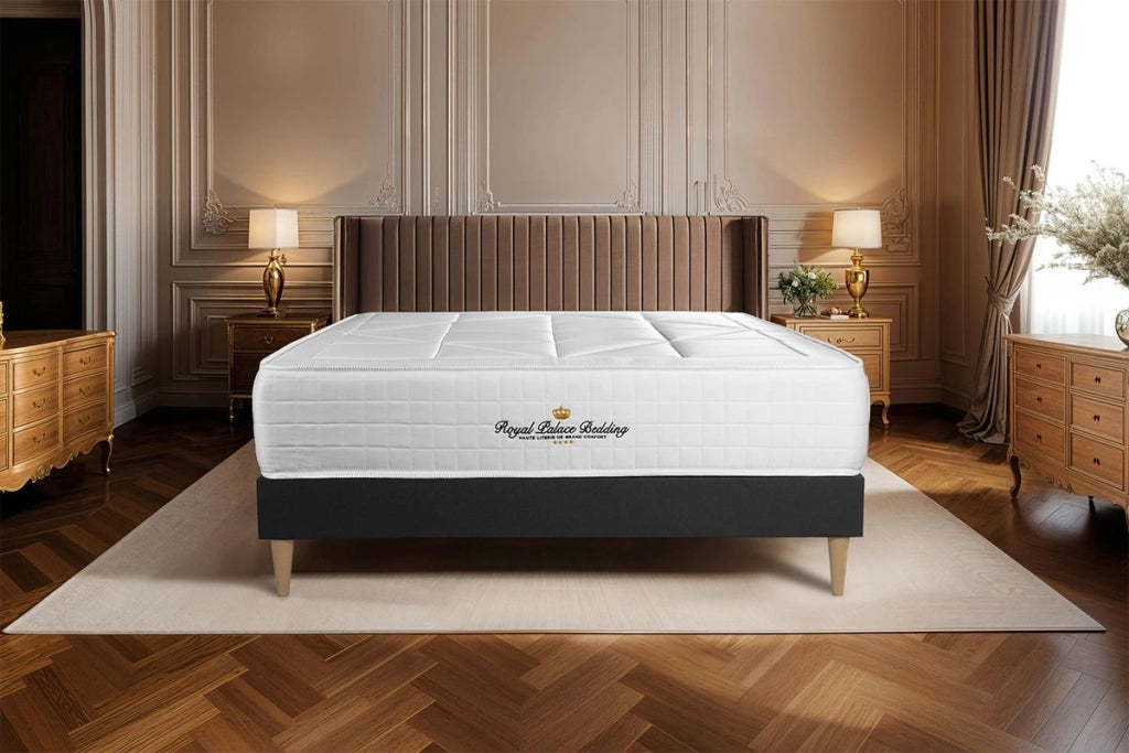 kit rete e materasso Windsor 130 x 220cm - Spessore : 26cm - memory foam e molle insacchettate - Bilanciato