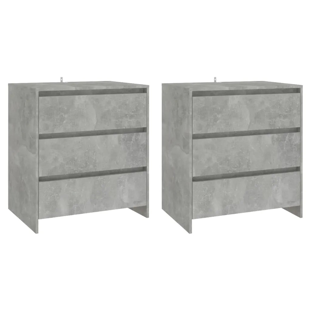 Credenze 3 pz | Madia | Buffet da pranzo | Armadio da pranzo Grigio Cemento in Legno Multistrato