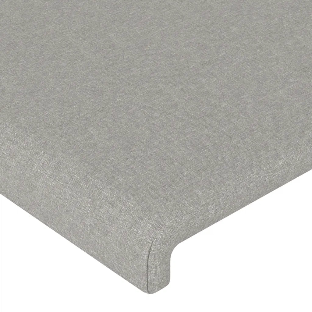 Giroletto senza Materasso Grigio Chiaro 120x200 cm Tessuto 3124879