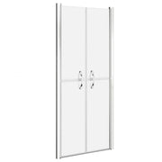 Porta doccia per bagno WC cabina doccia interno casa ESG 86x190 cm satinato 02_0002001