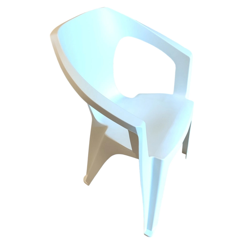 SEDIA IN PLASTICA MONOBLOCCO MARINA BIANCA