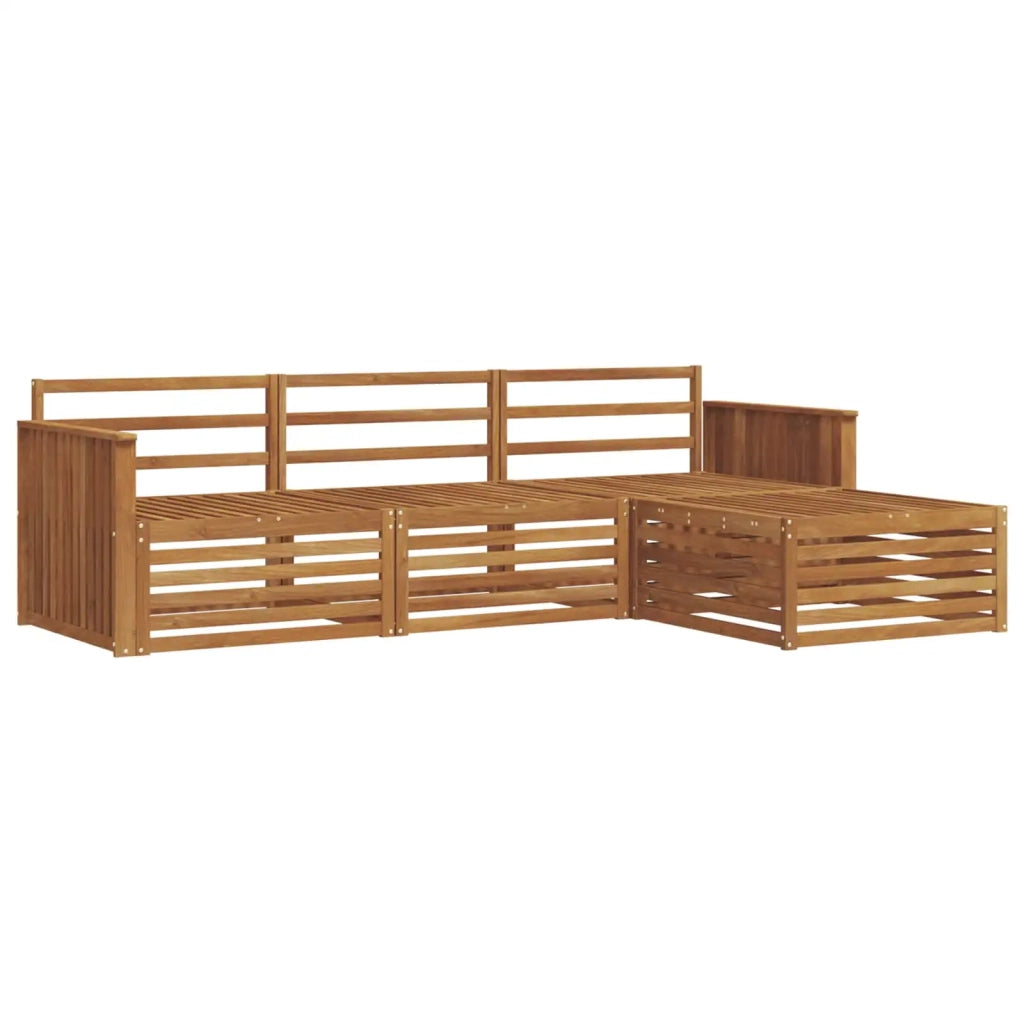 Set di divani da esterno 4 pcs Naturale 3373254