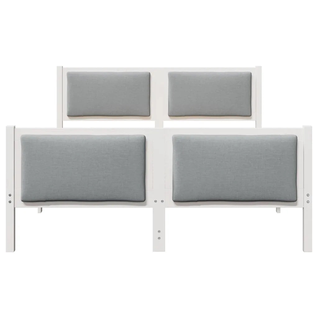 Struttura del letto-Giroletto Grigio chiaro 160 x 200 cm Tessuto 700692