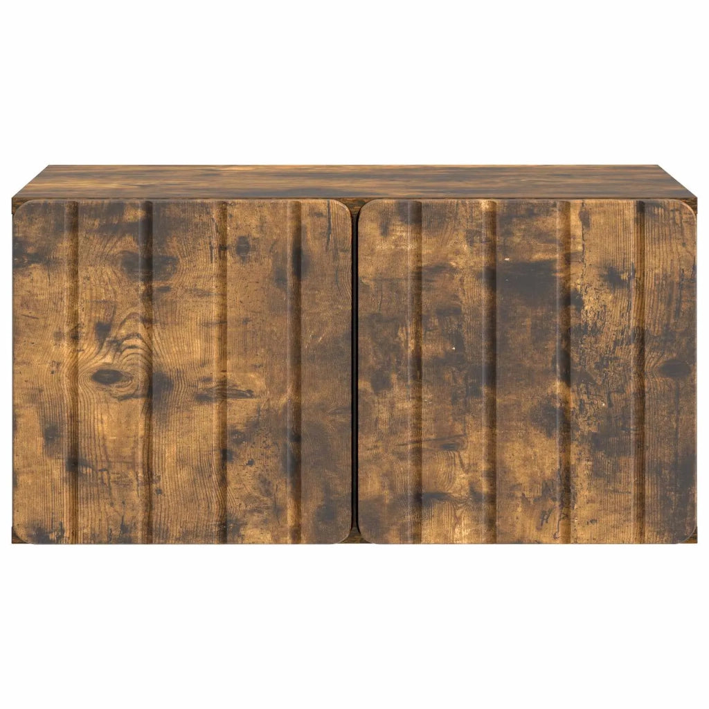 Mobile Porta TV da Muro Rovere Fumo 59,5 x 41 x 30 cm 898340