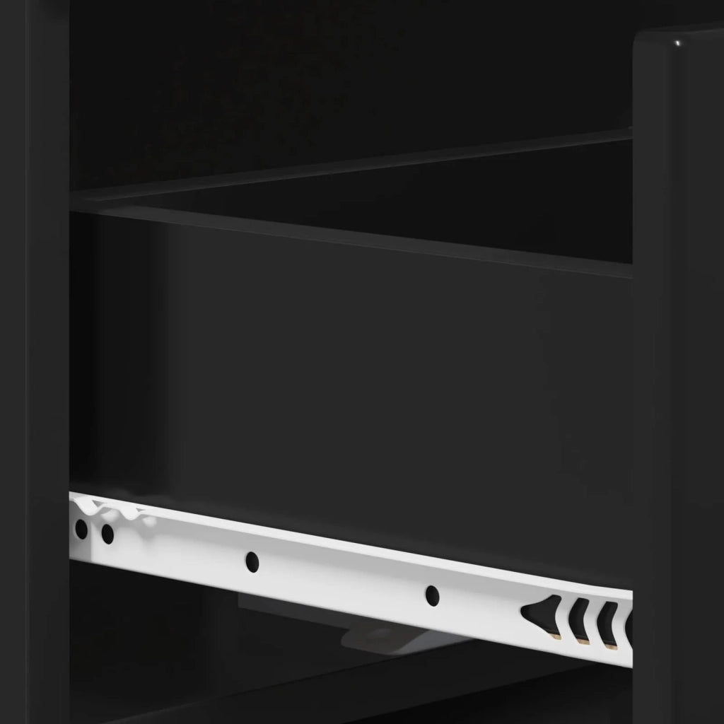Credenza Nero 70 x 38 x 75 cm Legno ingegnerizzato 8011523