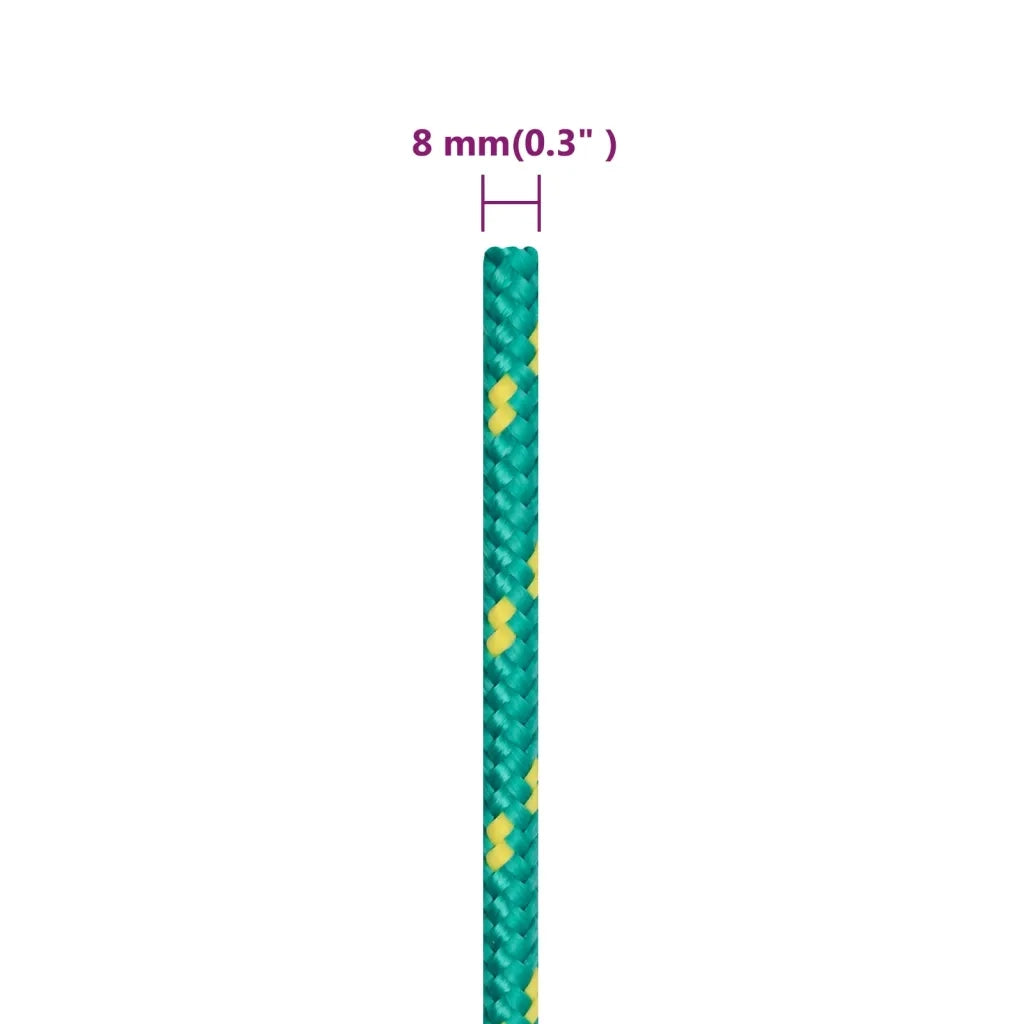 Corda per barca Verde 8 mm 25 m in Polipropilene 152713