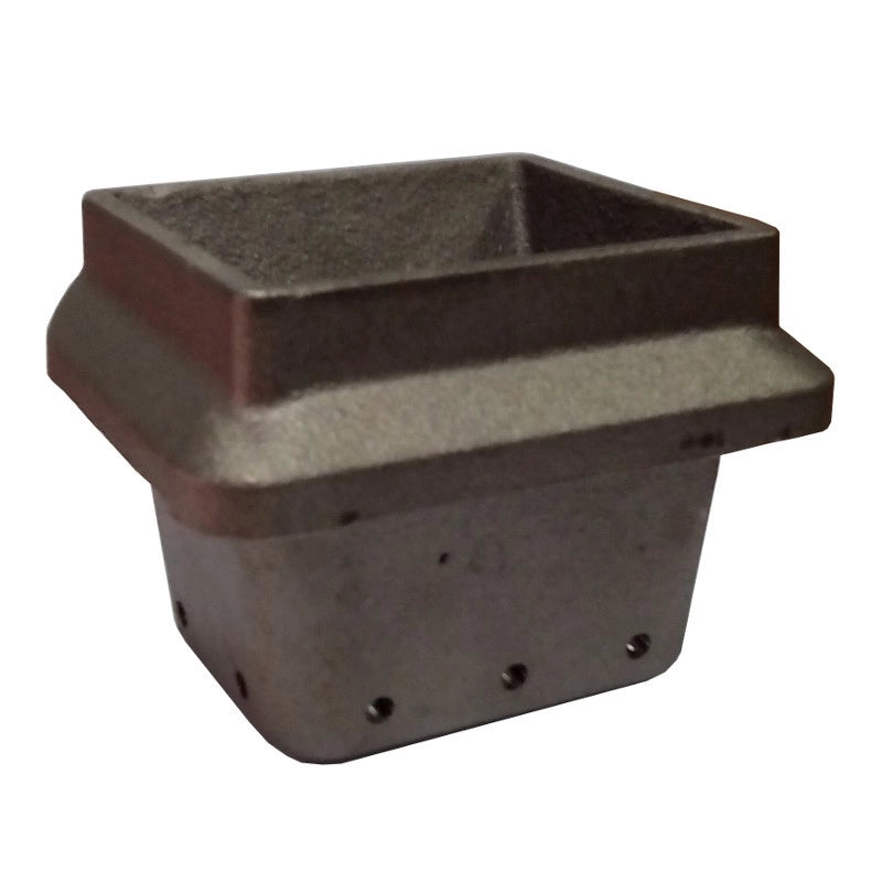 Braciere in ghisa per Stufa a Pellet 113mm x 93mm H: 81mm Bocca: 95x82mm - GHISA di 6,5mm 14809010
