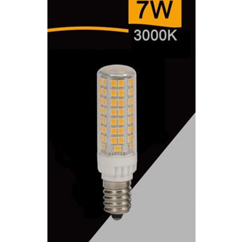 Trade Shop - Lampadina Led E14 7w 820lm Tubolare Luce Naturale Fredda Calda Sparac-e14-7w-ce2 -