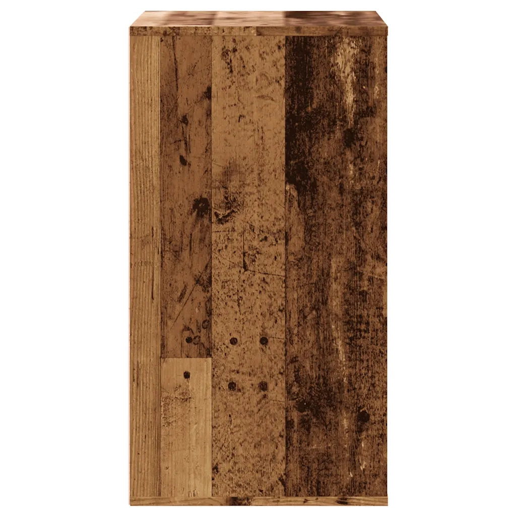 Cassettiera Angolare Legno Antico 60x41x76 cm Legno Multistrato CFW6153999