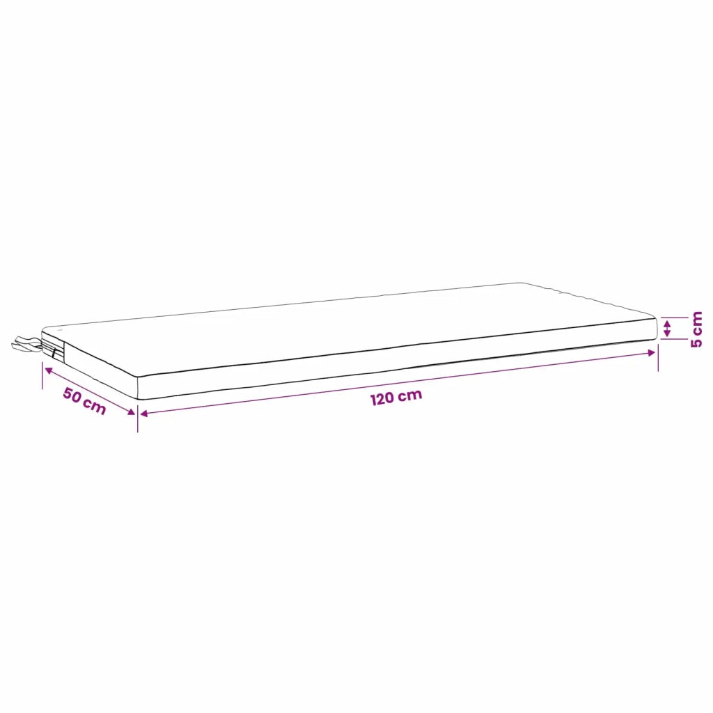 Cuscino per panchina SOEST 100% Poliestere Antracite 949330