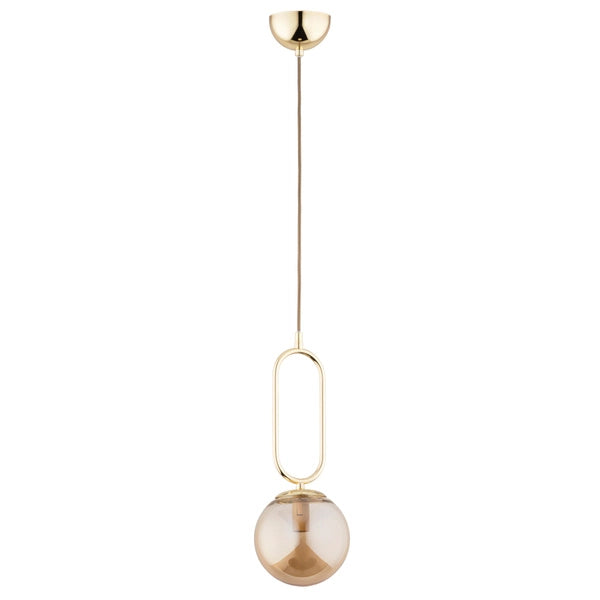 Lampada a sospensione ottone Vavil Alfa 61126 1 luce