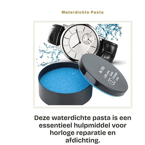 Afdichting per Pasta Acqua-Resistente in Silicone - Riparazione Ora - 3 Pezzi - Utilizzo Duraturo - Pasta Ora Aprodevitrice